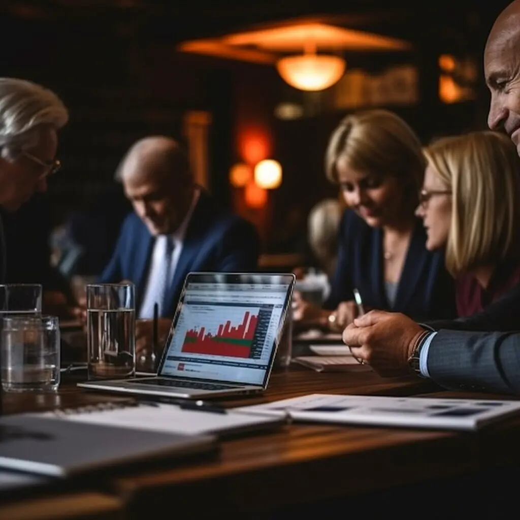 Люди принимают участие в высокопротокольном мероприятии.